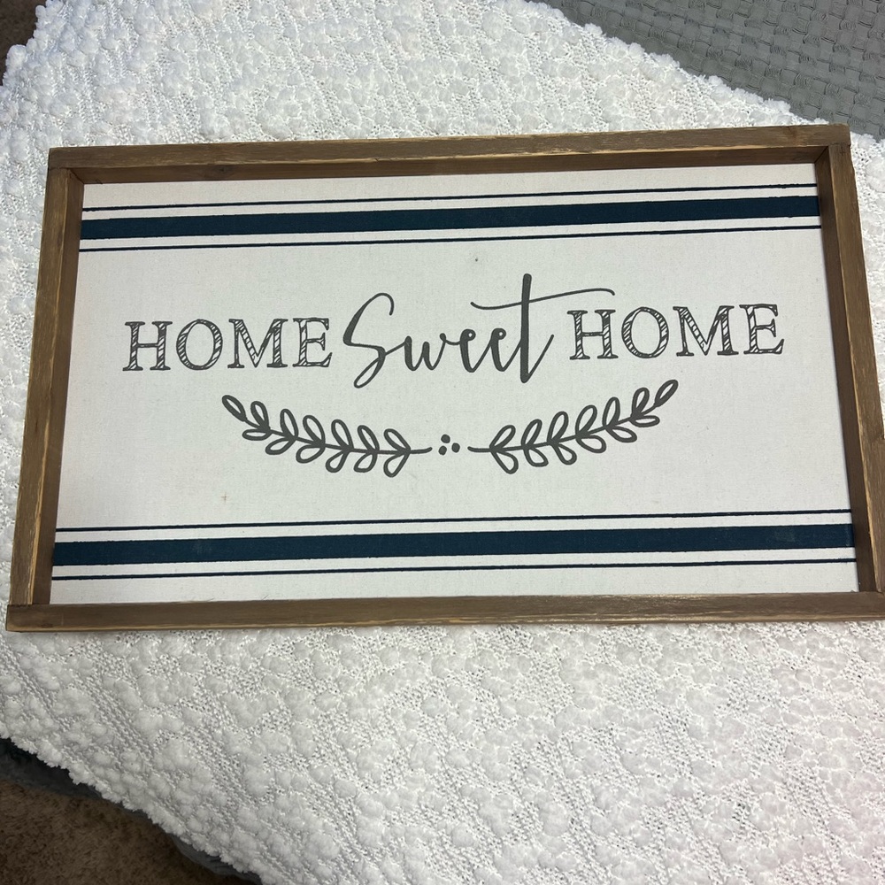 Home sweet home sign